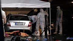 Spurensicherung am Tatort in Volkmarsen im Februar 2020