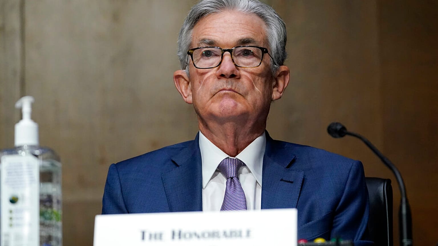 Chairman of the Federal Reserve Jerome Powell. The central bank is studying the potential costs and benefits of a digital dollar. 