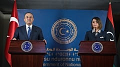 Dışişleri Bakanı Mevlüt Çavuşoğlu ve Libyalı mevkidaşı Necla el-Menguş