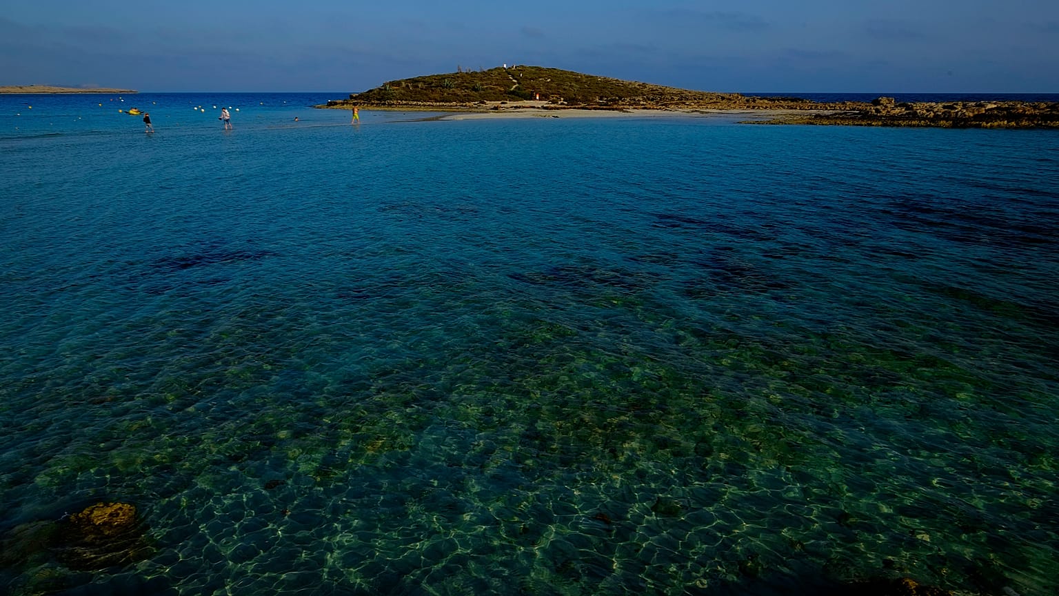 "Nissi Beach" in southeast resort of Ayia Napa in Cyprus