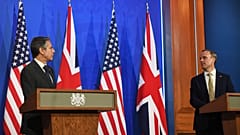 Antony Blinken (links im Bild) und Dominic Raab