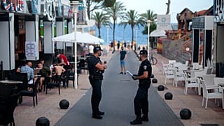 Polizisten in Magaluf