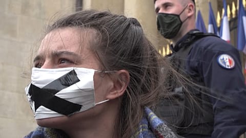 Extinction Rebellion militant