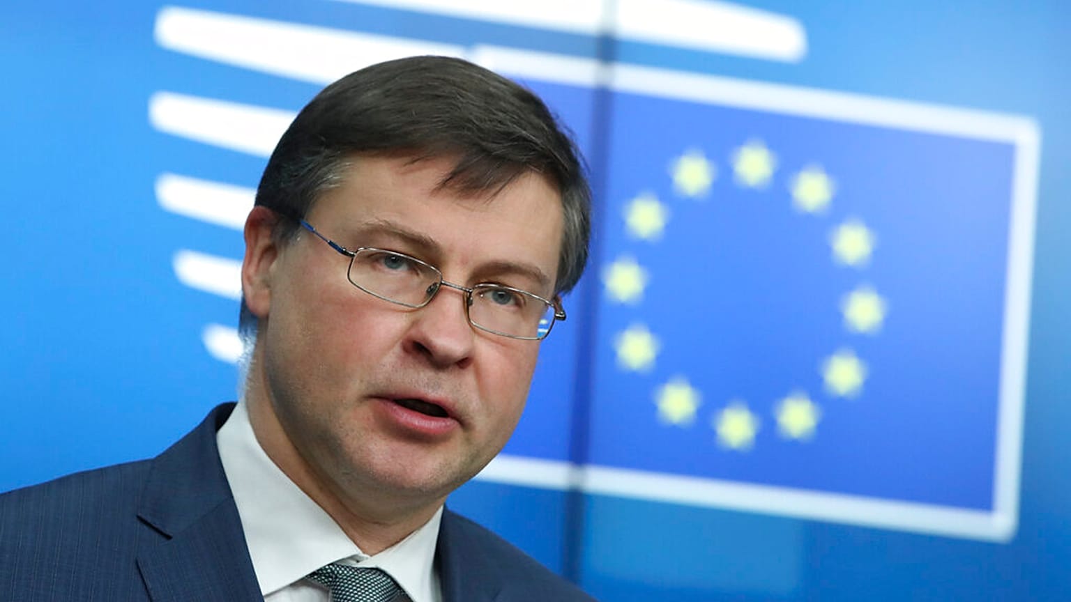 Valdis Dombrovskis is in charge of the trade portfolio.