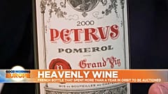 The Petrus 2000 wine tastes, smells and looks different after year in space.
