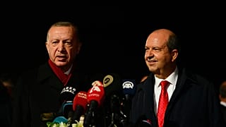Ρετζέπ Ταγίπ Ερντογάν και Ερσίν Τατάρ