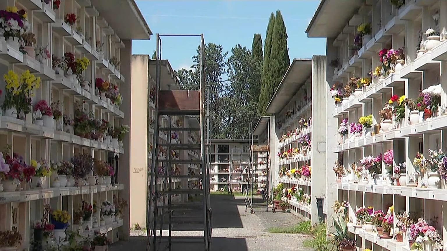 Un cimetière à Rome
