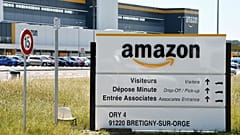 Archives : Locaux d'Amazon en France, à Brétigny-sur-Orge, le 19 mai 2020