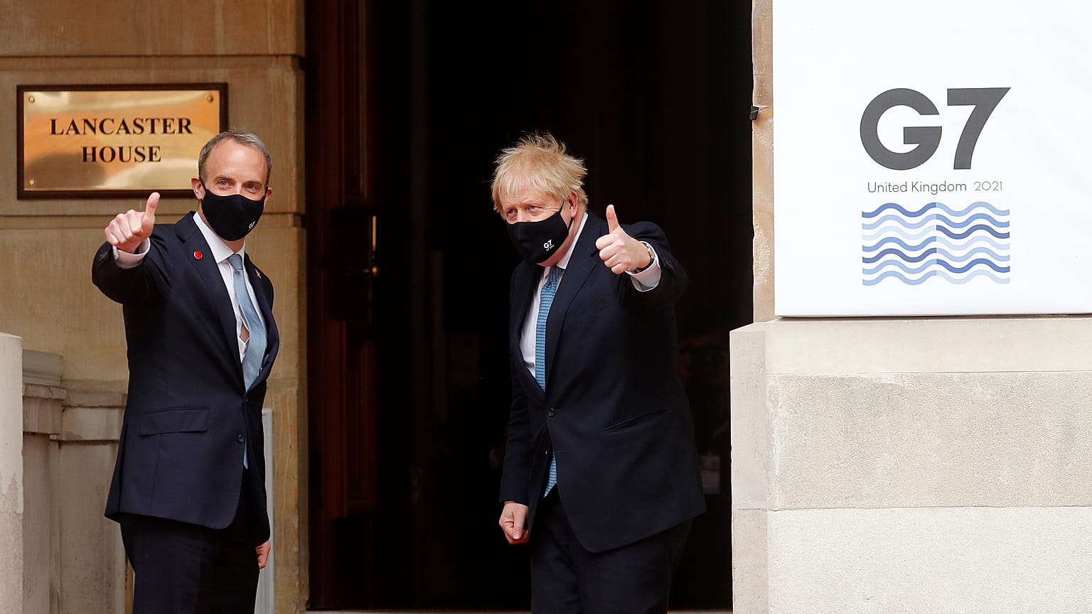 İngiltere Başbakanı Boris Johnson ve Dışişleri Bakanı Dominic Raab