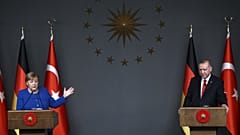 Almanya Başbakanı Angela Merkel ve Cumhurbaşkanı Recep Tayyip Erdoğan