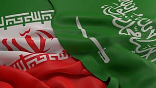 پرچم‌های ایران و عربستان