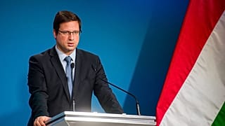 Gulyás Gergely egy tavaly októberi Kormányinfón