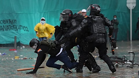 Mehr als 24 Tote - Protest in Kolumbien