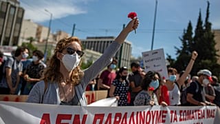 Sztrájk és tüntetések Görögországban