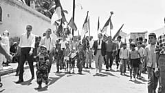 الاحتفال باستقلال الجزائر بعد 132 عامًا من الحكم الفرنسي، وهران غرب الجزائر، 3 يوليو 1962
