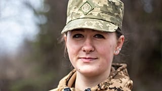 Anastasia, 24, signed up six years ago and is still waiting to be posted to the front. 