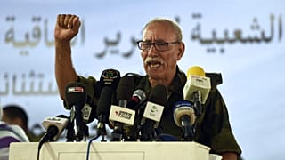 زعيم جبهة بوليساريو إبراهيم غالي