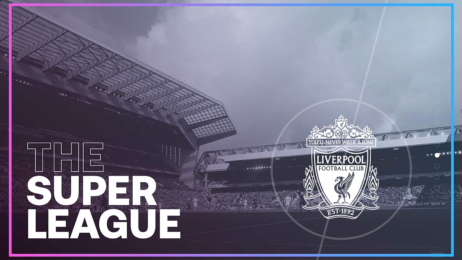 Capture d'écran du site de la "Super League"