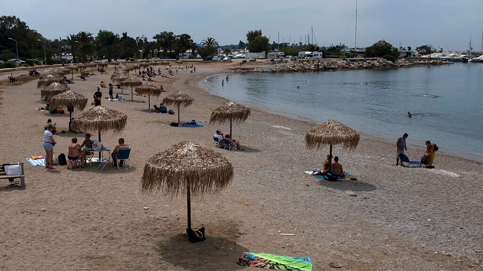 Virus Outbreak Greece Tourism