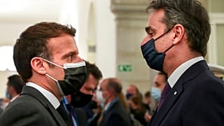 Εμανουέλ Μακρόν - Κυριάκος Μητσοτάκης