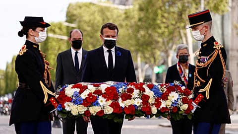 Military and political leaders mark 76 years since Victory in Europe Day 