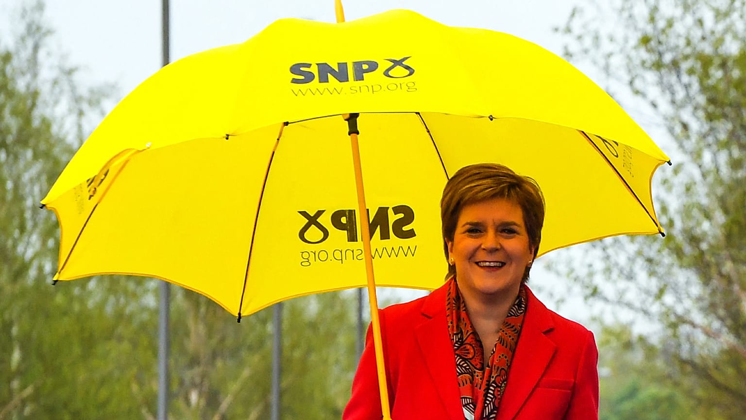 Nicola Sturgeon, primeira-ministra da Escócia e líder do SNP, o partido vencedor nas eleições