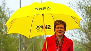 Nicola Sturgeon, primeira-ministra da Escócia e líder do SNP, o partido vencedor nas eleições