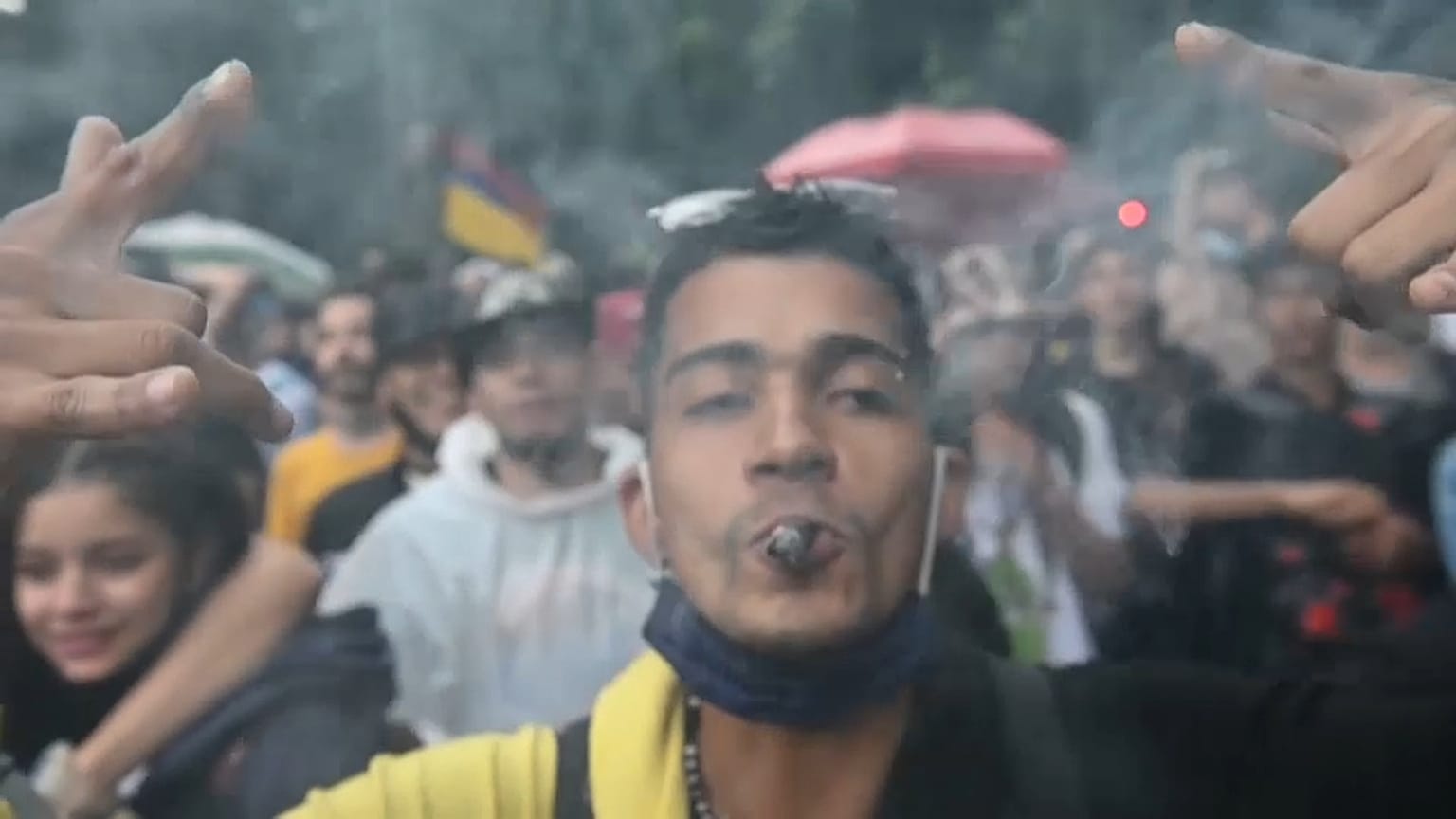Manifestation à Medellin