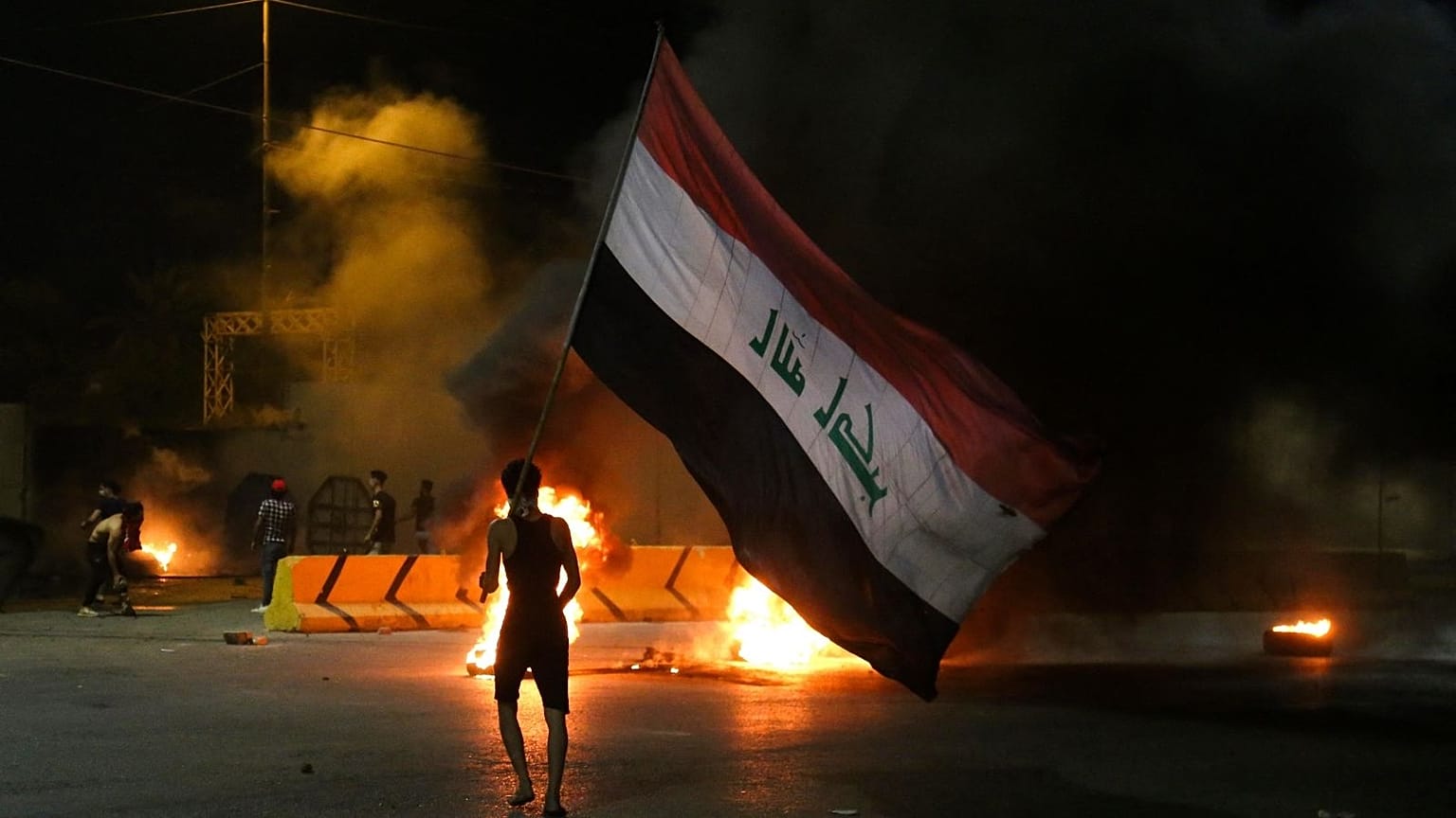 تظاهرات در شهر کربلا در پی قتل ایهاب الوزنی