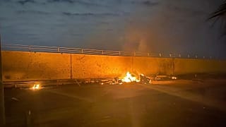 حمله به کاروان حامل قاسم سلیمانی در بغداد