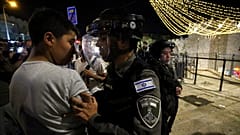 Kudüs'te Şam Kapısı'nda İsrail polisinin sert müdahalesi