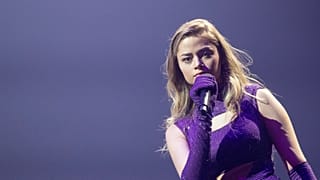 Η Στεφανία στην σκηνή της Eurovision