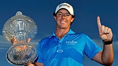 Рори Макилрой с трофеем Wells Fargo Championship
