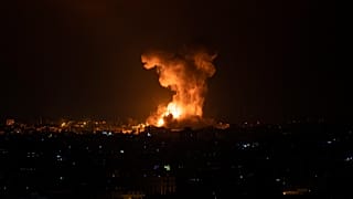 Exército israelita responde aos mísseis lançados pelo Hamas