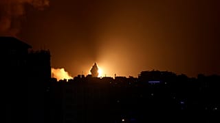 Израильская армия нанесла удар по объектам ХАМАС в ответ на ракетный обстрел из Сектора Газа. 10/05/2021