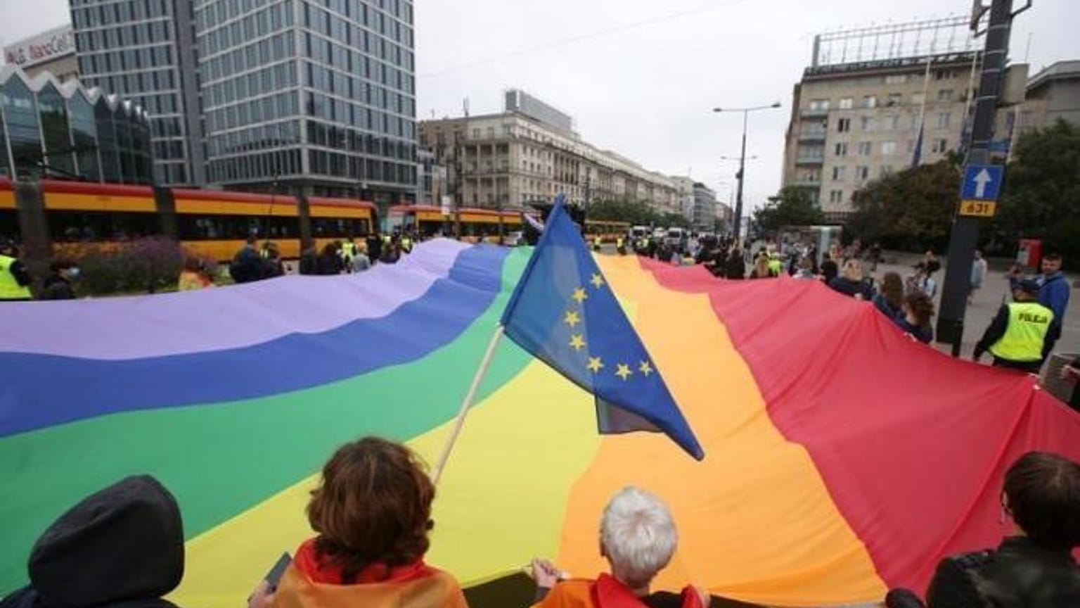 LGBT protesto yürüyüşünden