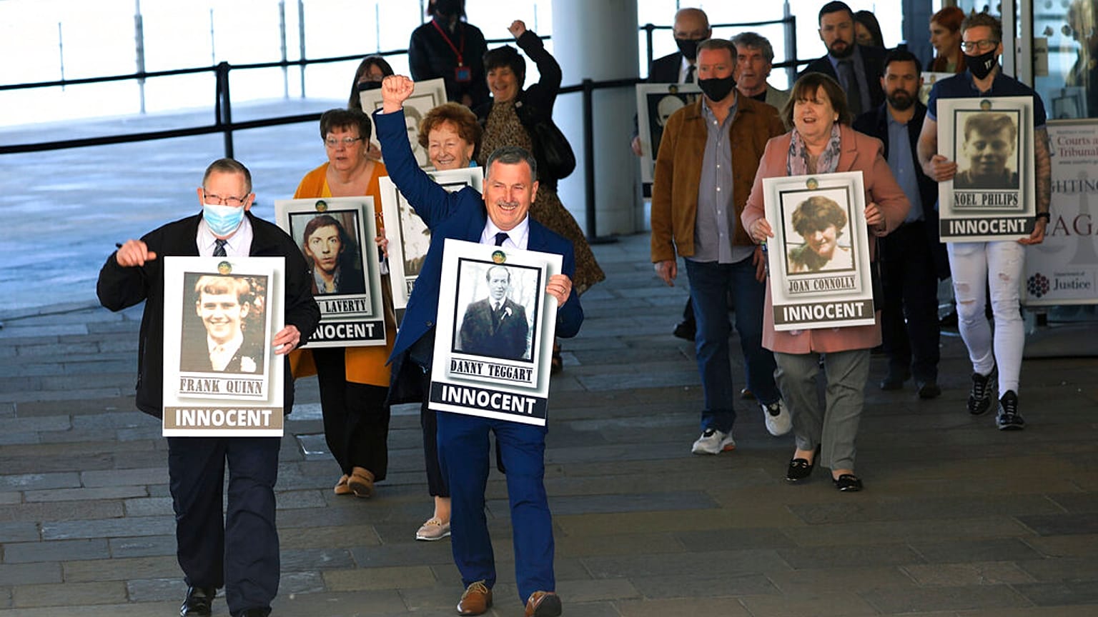 Families of the 10 victims celebrated on Tuesday as the coroner's verdicts were read out