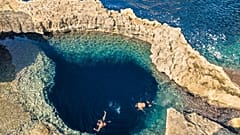 The Blue Hole, Gozo Island near Malta
