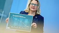 Bundesumweltministerin Svenja Schulze bei der Vorstellung des neues Klimaschutzgesetzes