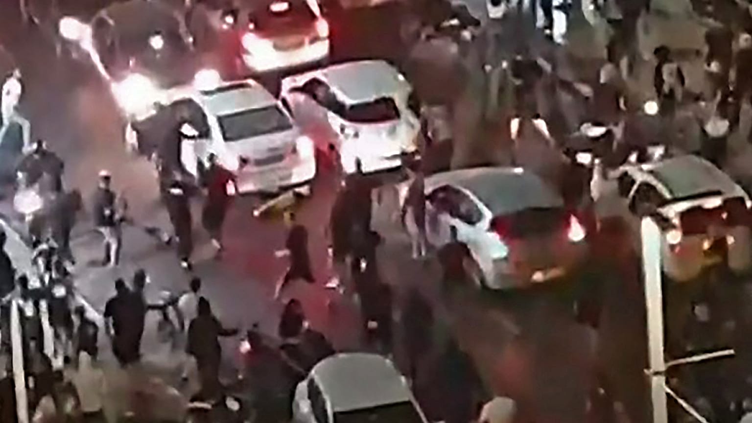 من الاحتجاج أمس 