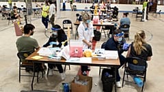Ohio vaccination center