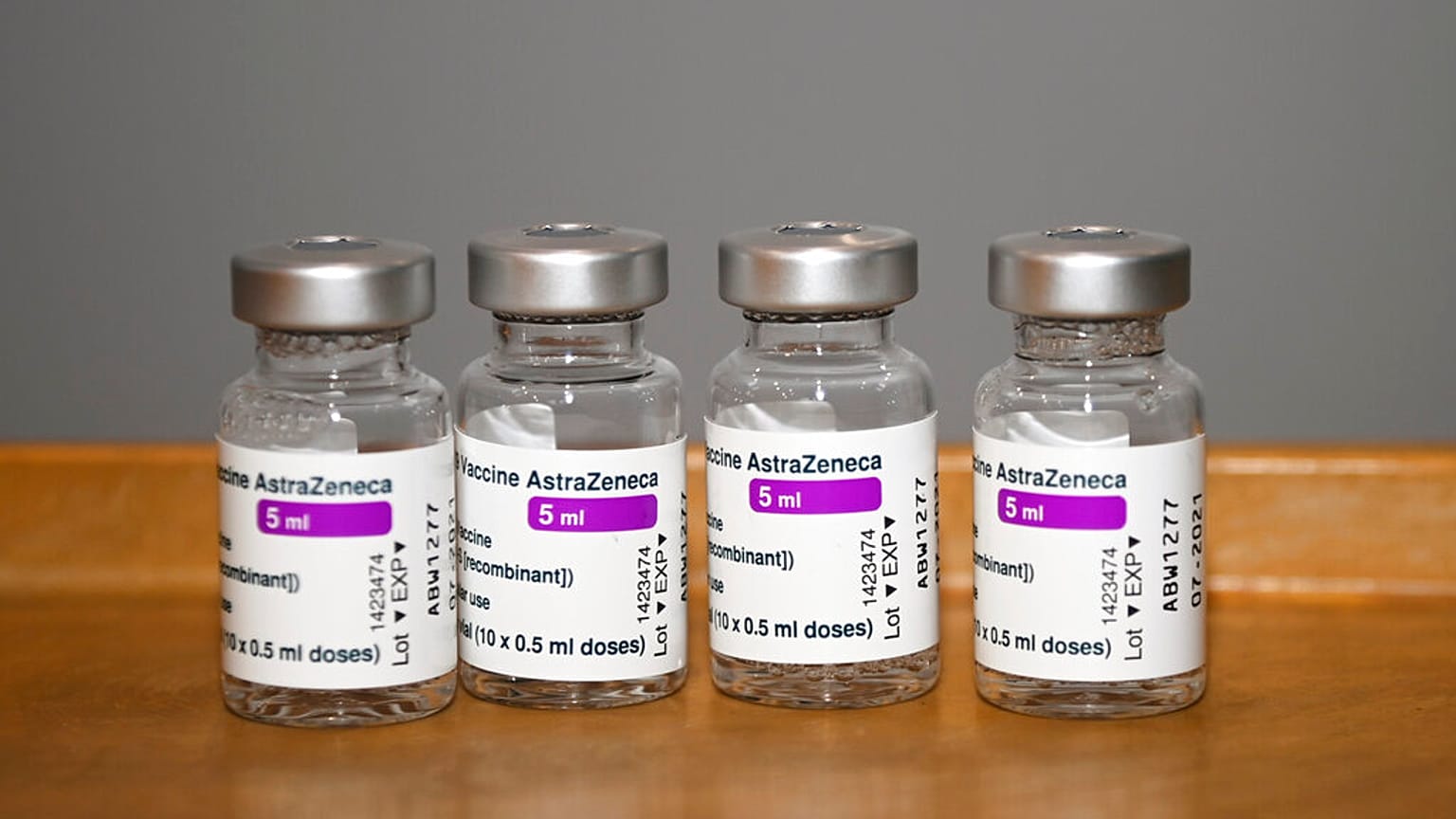 AstraZeneca ampullák