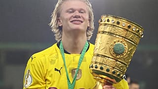 Erling Haaland trug mit zwei Treffern entscheidend zum Pokaltriumph des BVB bei