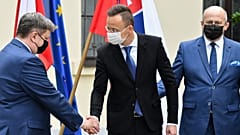 A V4 külügyminisztereinek tanácskozása Lengyelországban, 2021. május 14.