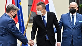 A V4 külügyminisztereinek tanácskozása Lengyelországban, 2021. május 14.