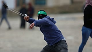 درگیری معترضان فلسطینی با پلیس اسرائیل در بت‌ال 