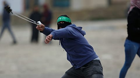 درگیری معترضان فلسطینی با پلیس اسرائیل در بت‌ال 