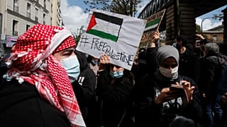 Rassemblement pro-palestinien à Paris, en dépit de l'interdiction des autorités - le 15/05/2021