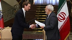 Avusturya Şansölyesi Sebastian Kurz ve İran Dışişleri Bakanı Cevad Zarif (İran)