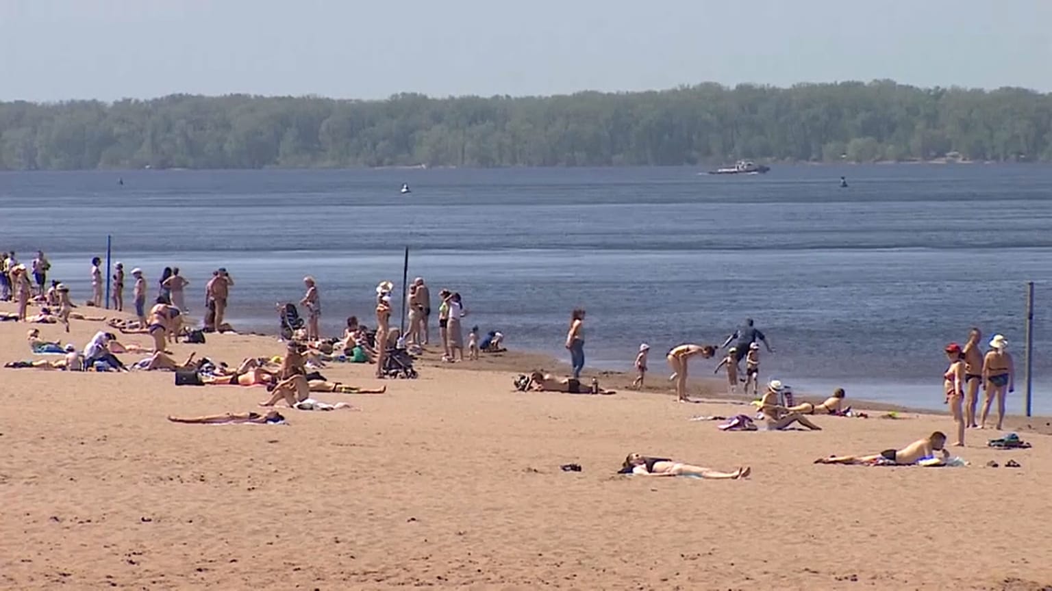 Отдыхающие в Самаре